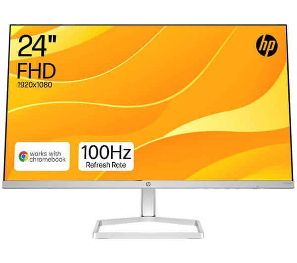 HP SERIES 5 524SW FULL HD 1080P 24" IPS LCD MONITOR 100HZ 5MS HDMI VGA WHITE