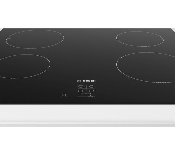 BOSCH SERIES 2 PUG61RAA5B 59 CM PLUG-IN ELECTRIC INDUCTION 4 ZONE HOB BLACK