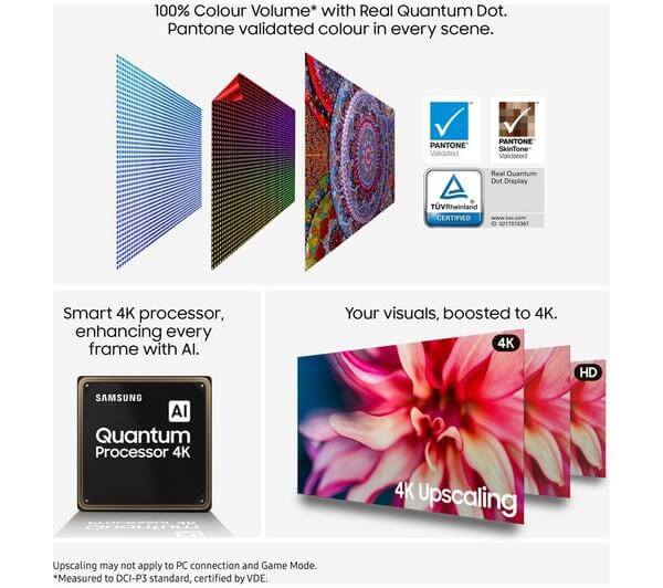 SAMSUNG Q7F 43" QLED TV VISION AI SMART 4K UHD ULTRA HD HDR BIXBY ALEXA HDMI