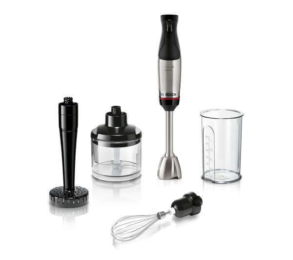 BOSCH ERGOMASTER 3 IN 1 PRESSURE CONTROLLED SPEED HAND BLENDER 1000W MSM6M623GB with accessories