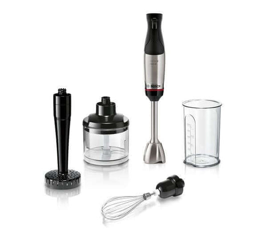 BOSCH ERGOMASTER 3 IN 1 PRESSURE CONTROLLED SPEED HAND BLENDER 1000W MSM6M623GB with accessories