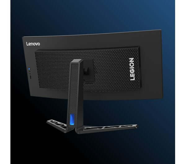 Back view of LENOVO LEGION Y34WZ-30 QUAD HD 1440P 34" LED GAMING MONITOR 1MS HDMI DISPLAYPORT showing sleek design.