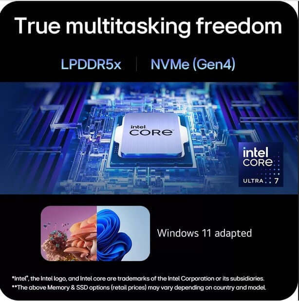 LG GRAM SUPERSLIM OLED 15Z90ST-G 15.6" LAPTOP CORE ULTRA 7 155H 512GB SSD 32GB