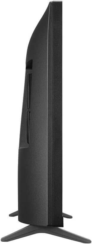 Side view of LG 27TQ625S 27" SMART FULL HD LED TV MONITOR WIFI FREESAT HD HDMI USB showcasing sleek design.