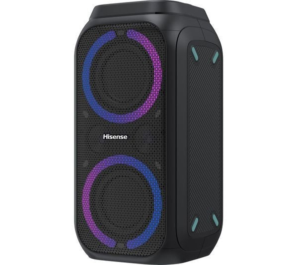 HISENSE PARTY ROCKET 160 BLUETOOTH MEGASOUND 160W PARTY SPEAKER LED LIGHTS NEW