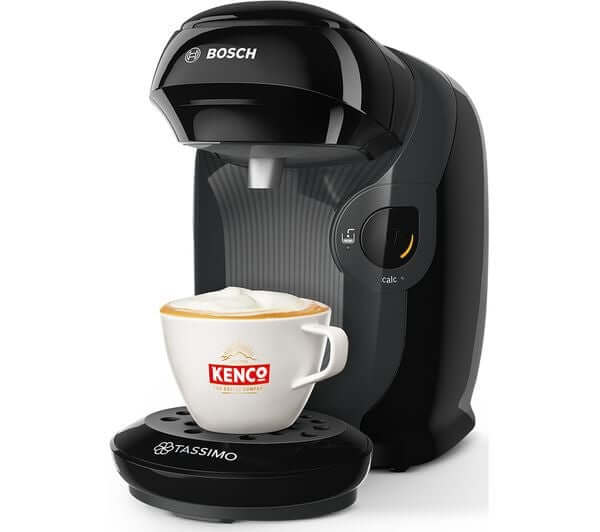 TASSIMO BY BOSCH STYLE FRIENDLY TAS112EGB 1400W POD COFFEE MACHINE 0.7L BLACK
