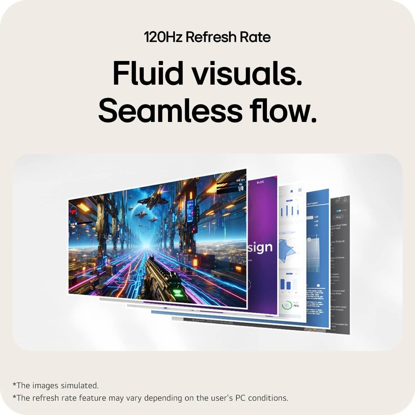 LG 24U411A-B 24" MONITOR FHD 1080P HDR10 IPS LCD 250 cd/m² 120HZ 5MS HDMI VGA