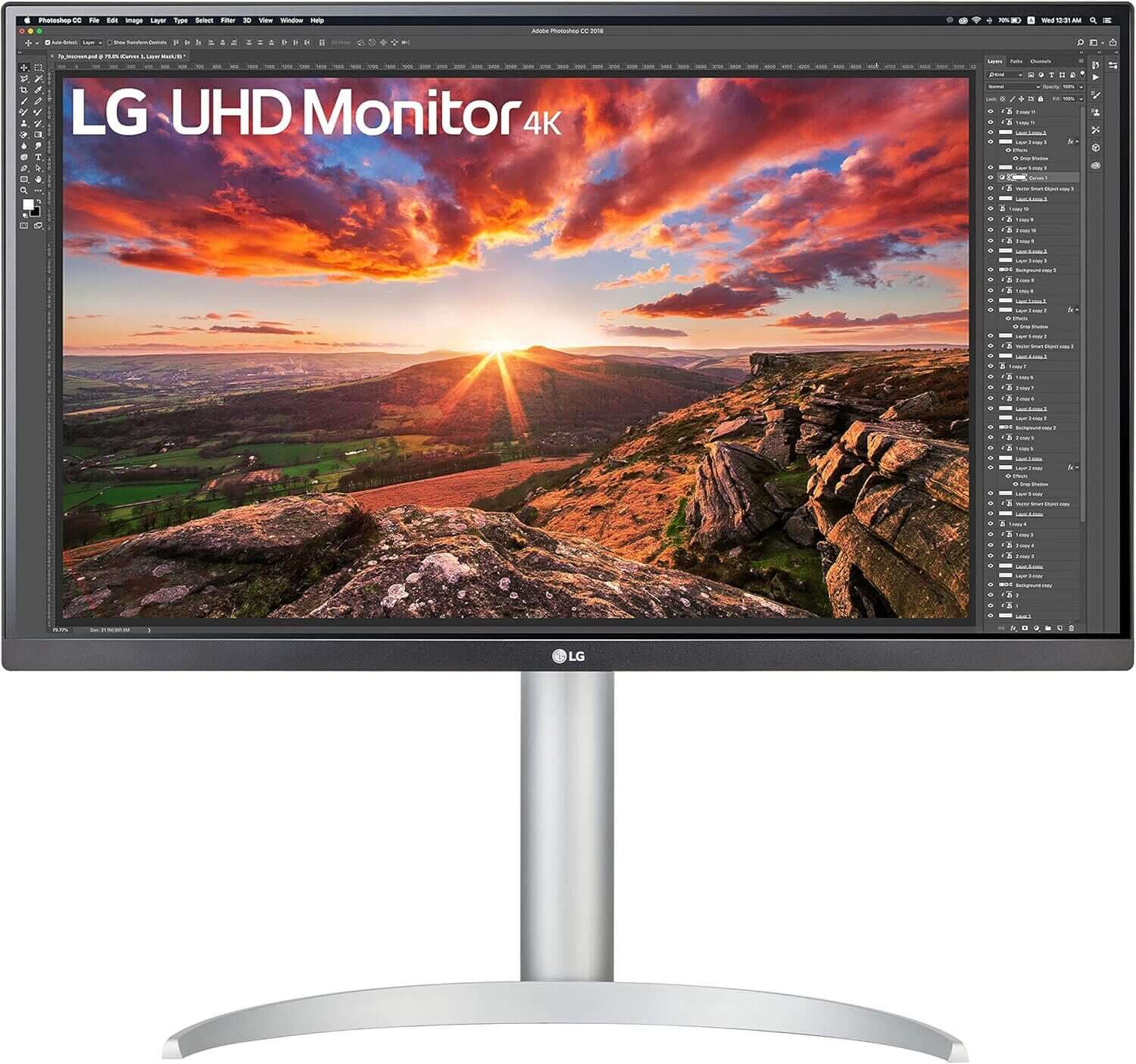 LG 27UP850N-W 27" 4K ULTRA HD IPS LCD MONITOR 2160P 60HZ 5MS HDMI DISPLAYPORT