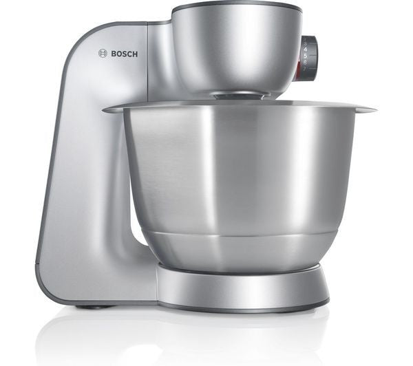 BOSCH CreationLine MUM59340GB 7 IN 1 STAND MIXER 1000W 3.9L ANTHRACITE & SILVER