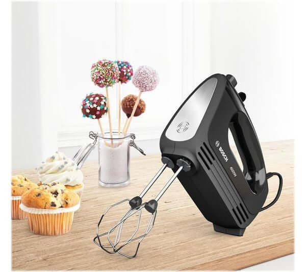 BOSCH CleverMixx MFQ2420BGB HAND MIXER MIX BEAT WHISK KNEAD 4 SPEED 400W BLACK