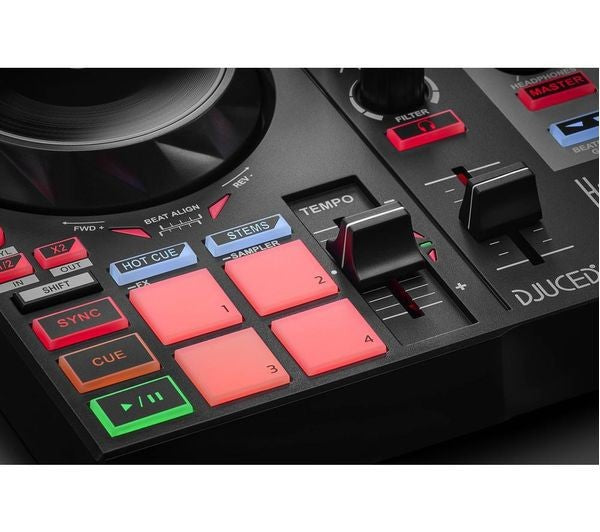 HERCULES DJControl INPULSE 200 MK2 AUDIO CONTROLLER LEARNING KIT BLACK NEW