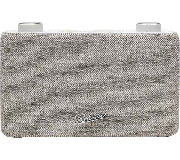 ROBERETS Play 11 portable DAB FM radio with LCD display in stylish design.