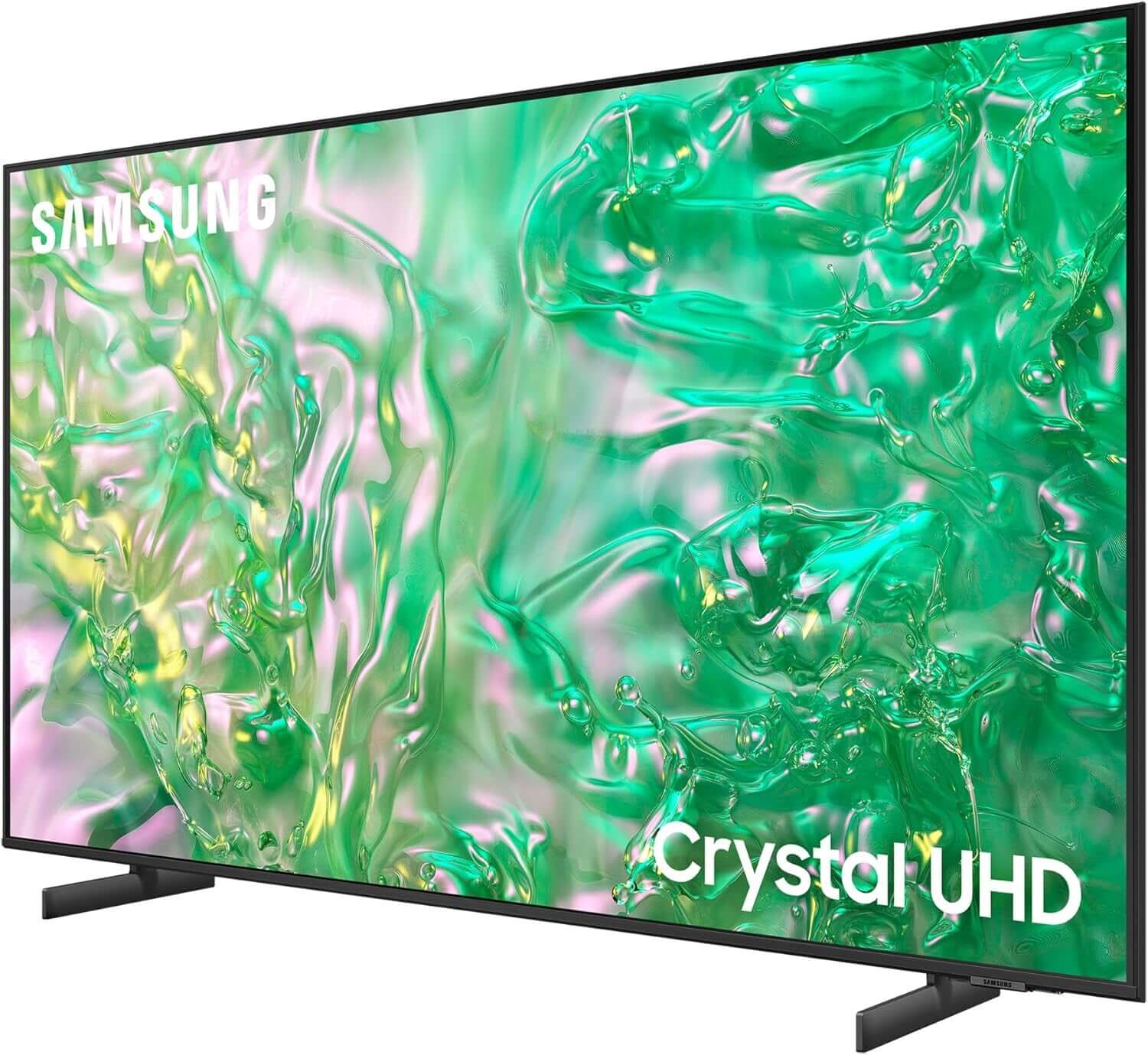 SAMSUNG 50" Smart 4K UHD LED TV with Dynamic Crystal Colour and AirSlim design, showcasing vivid visuals.