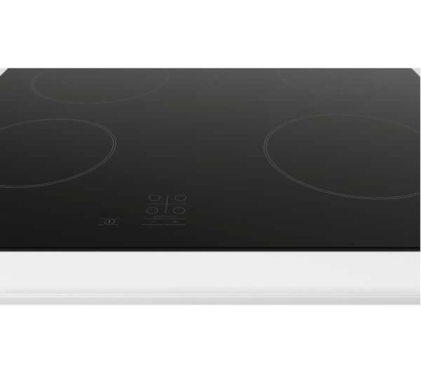BOSCH SERIES 2 PKE61RAA8B 59 CM ELECTRIC CERAMIC HOB 4 ZONE TOUCH CONTROLS BLACK
