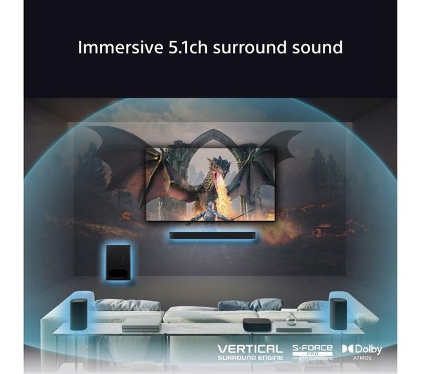 SONY BRAVIA THEATRE SYSTEM 6 5.1 HOME CINEMA SYSTEM 1000W DOLBY ATMOS HT-S60