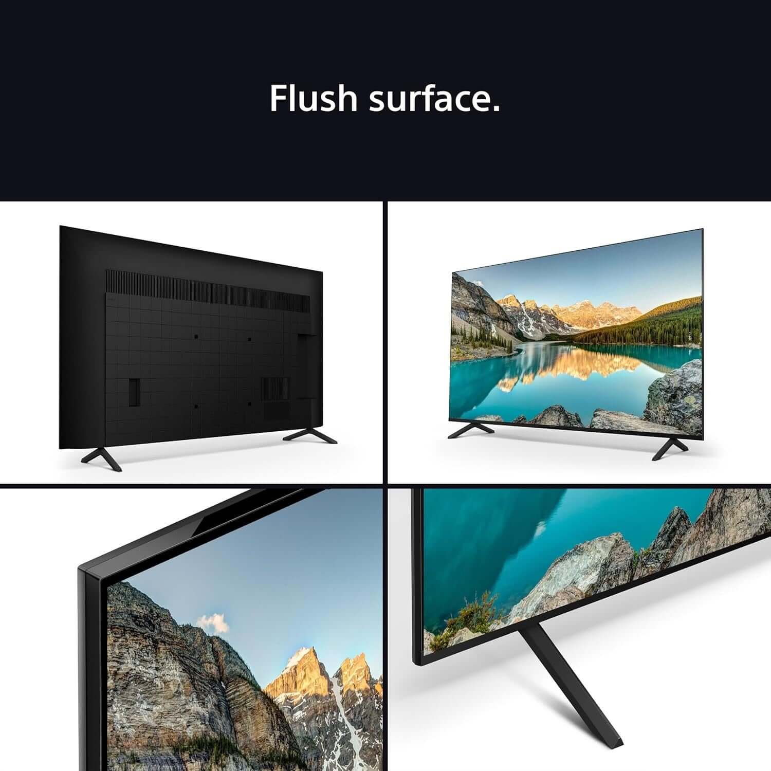 SONY 50" TV BRAVIA 3 SMART 4K ULTRA HD HDR 60HZ LED GOOGLE ASSISTANT K50S35BP showcasing a flush surface design.