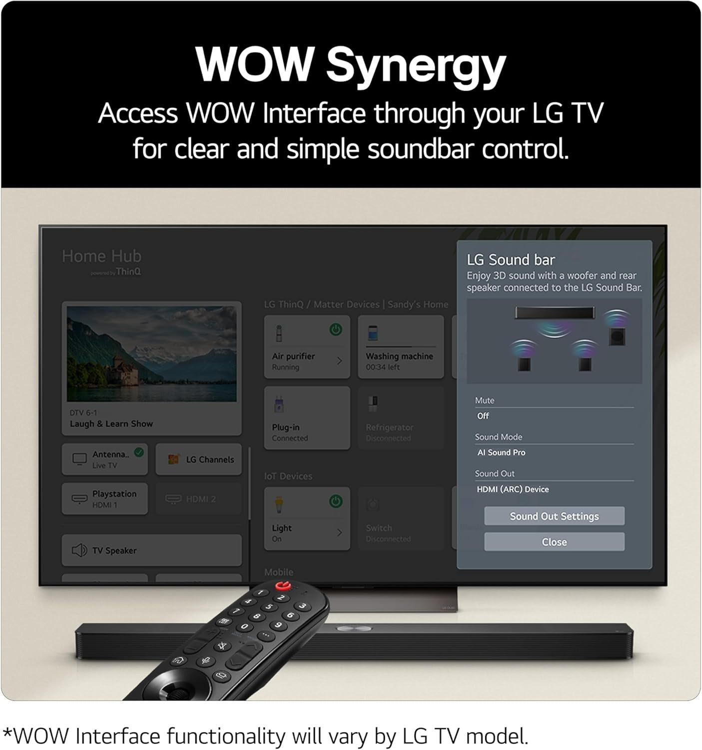 LG US95TR SOUNDBAR HOME CINEMA WIRELESS SUBWOOFER 9.1.5 DOLBY ATMOS RRP £1699