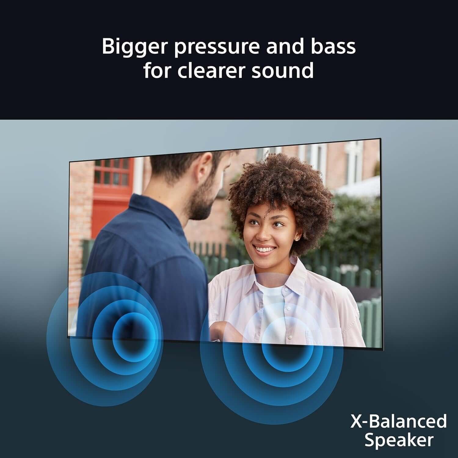 SONY 50" TV BRAVIA 3 SMART 4K ULTRA HD HDR 60HZ LED GOOGLE ASSISTANT K50S35BP featuring X-Balanced Speaker technology.