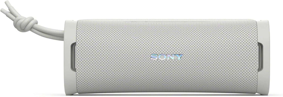 SONY ULT FIELD 1 portable wireless Bluetooth speaker in off white color with stylish design and rugged features.