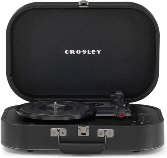 CROSLEY DISCOVERY BELT DRIVE BLUETOOTH VINYL TURNTABLE BLACK CR8009B-BK4