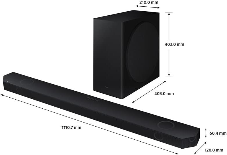 SAMSUNG HW-Q800C 5.1.2 WIRELESS 4K SOUNDBAR SUBWOOFER DOLBY ATMOS AMAZON ALEXA