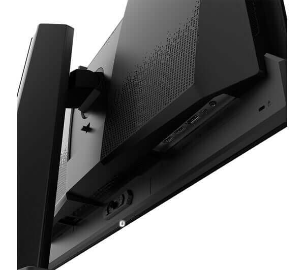MSI MAG 271QPX QD-OLED E2 QUAD HD 27" OLED GAMING MONITOR 240HZ 0.03MS HDMI back view showing ports