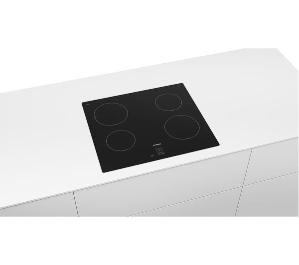 BOSCH SERIES 2 PUG61RAA5B 59 CM PLUG-IN ELECTRIC INDUCTION 4 ZONE HOB BLACK