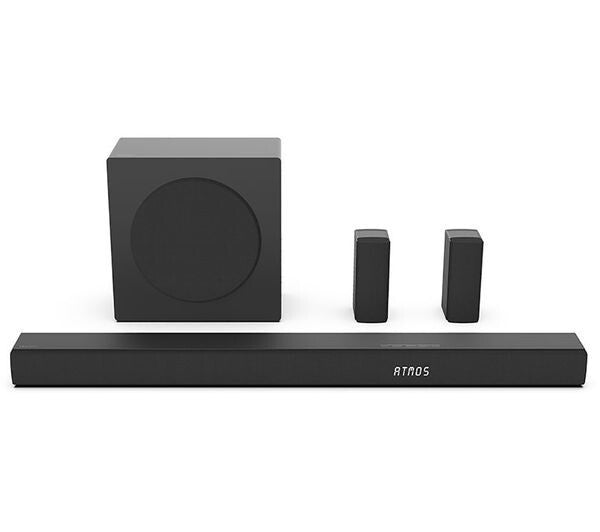 HISENSE AX5100Q 5.1 WIRELESS 580W 4K SOUNDBAR SUBWOOFER DOLBY ATMOS DTS:X NEW