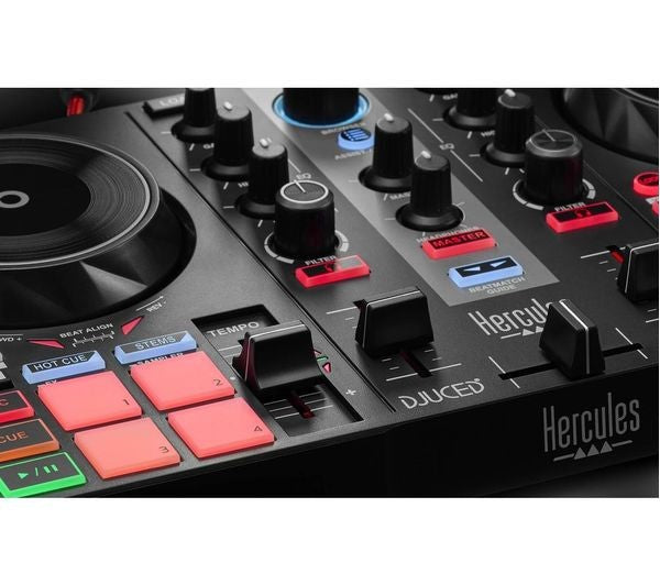 HERCULES DJControl INPULSE 200 MK2 AUDIO CONTROLLER LEARNING KIT BLACK NEW