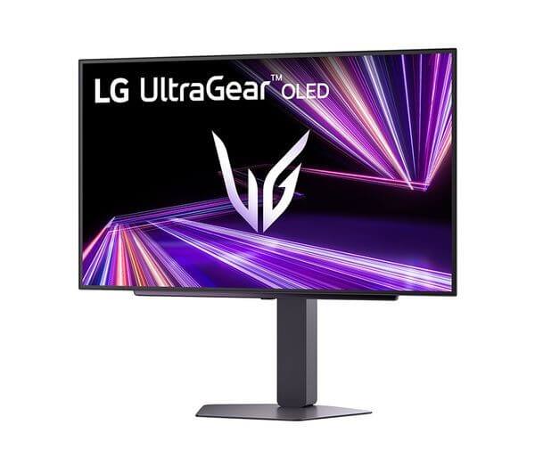 LG UltraGear GX7 27GX704A-B 27" WOLED gaming monitor showcasing vibrant graphics with dynamic design.