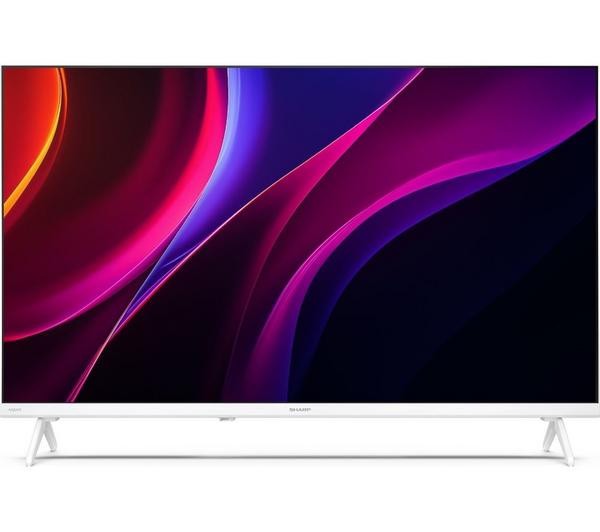 SHARP 1T-C32HE2245KW 32" LED TV SMART HDR 60 Hz FREEVIEW HD TIVO WIFI HDMI WHITE
