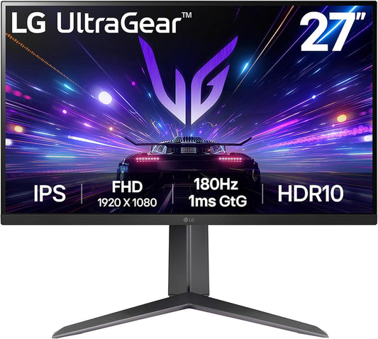 LG ULTRAGEAR 27GS65F-B FULL HD 1080P 27" LCD GAMING MONITOR 1MS HDMI DISPLAYPORT