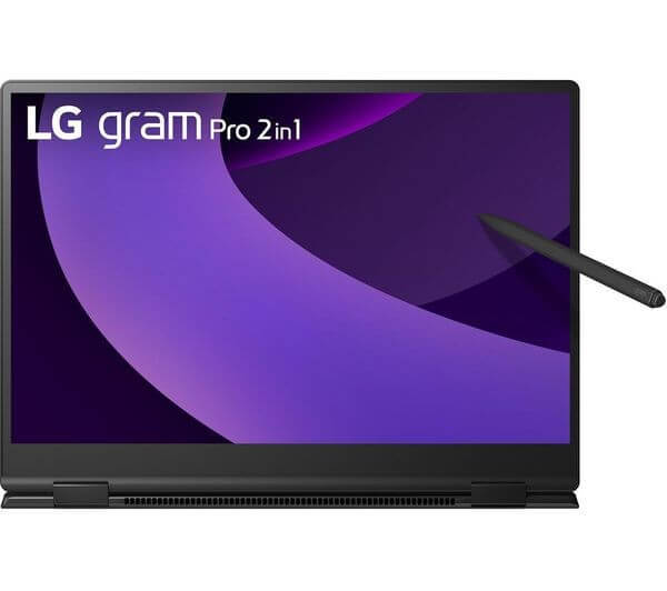 LG 16" LAPTOP GRAM PRO 2 IN 1 2.5K CORE ULTRA 7 255H 1TB SSD 16GB DDR5 16T90TP-G