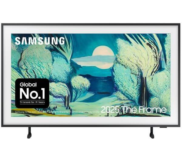 SAMSUNG THE FRAME ART QE43LS03FA 43" SMART AI 4K QLED TV BIXBY ALEXA HDR10+ HDMI