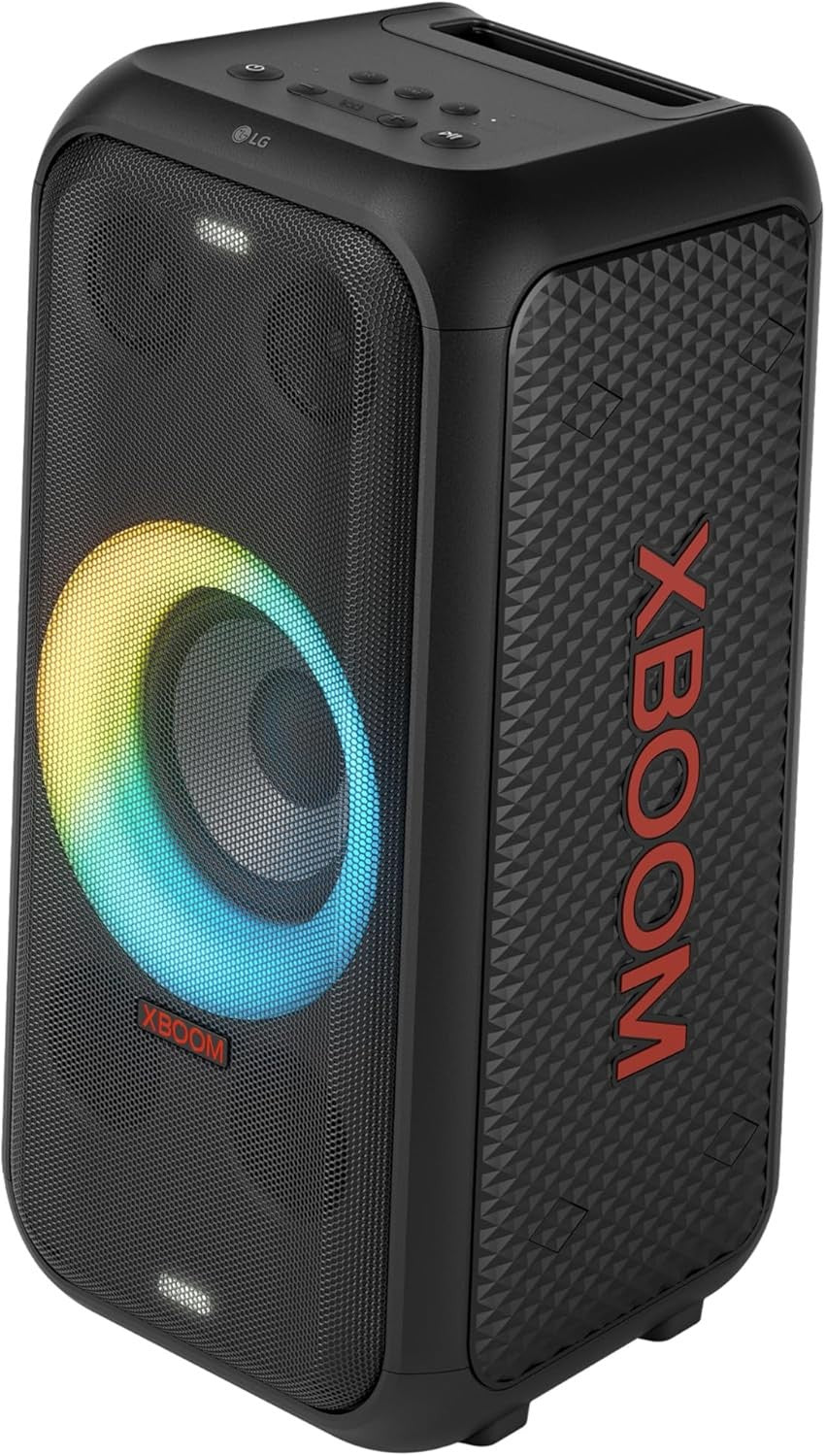LG XBOOM DXL5T PARTY SPEAKER BLUETOOTH 200W MEGASOUND 2.1 LED LIGHTS USB BLACK