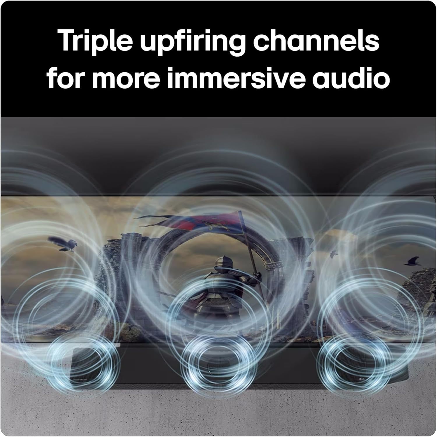 LG USC9S SOUNDBAR HOME CINEMA 3.1.3 WIRELESS SUBWOOFER 4K DOLBY ATMOS RRP £999