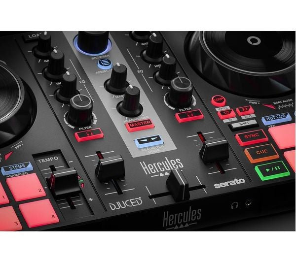 HERCULES DJControl INPULSE 200 MK2 AUDIO CONTROLLER LEARNING KIT BLACK NEW