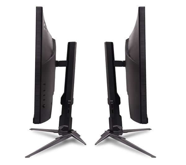 ACER PREDATOR XB323QKV4 4K ULTRA HD 2160P 32" IPS MONITOR 0.5MS HDMI DISPLAYPORT side view showcasing design