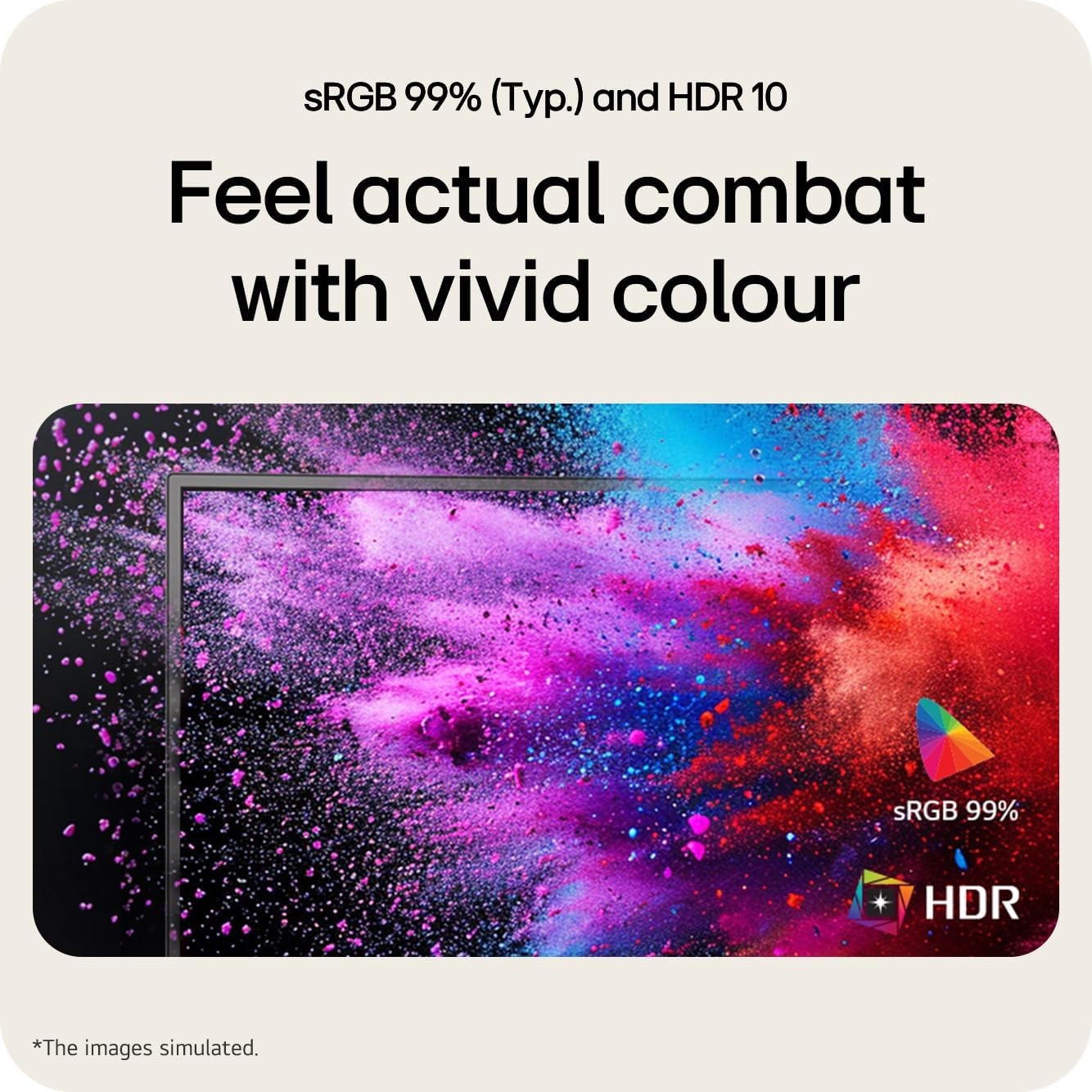 LG 27U411A-B 27" MONITOR FHD 1080P HDR10 IPS LCD 250 cd/m² 120HZ 5MS HDMI VGA