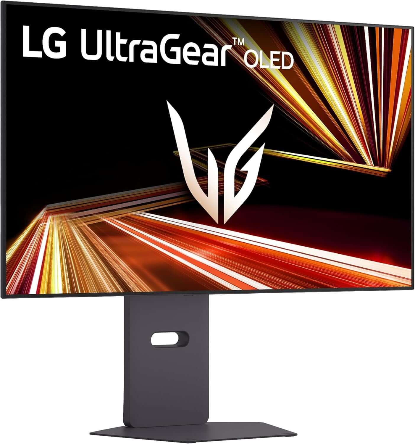 LG 32 inch OLED gaming monitor with stunning colors and high performance display features.