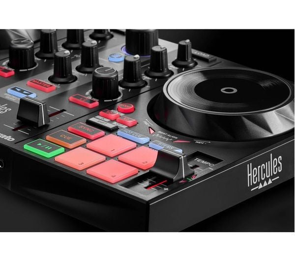 HERCULES DJControl INPULSE 200 MK2 AUDIO CONTROLLER LEARNING KIT BLACK NEW