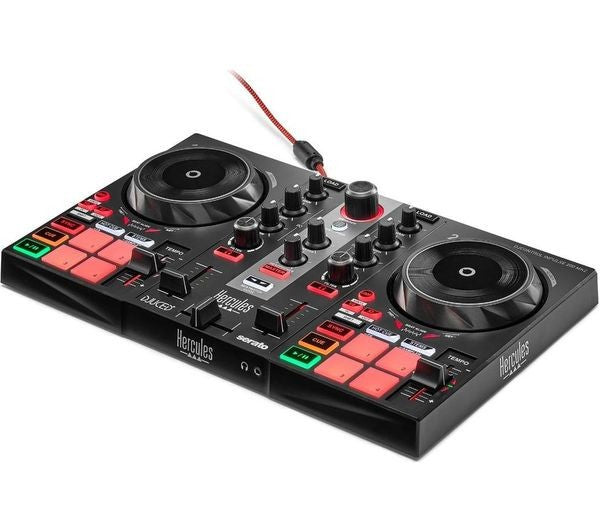 HERCULES DJControl INPULSE 200 MK2 AUDIO CONTROLLER LEARNING KIT BLACK NEW