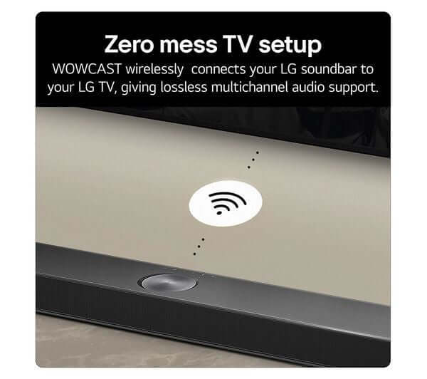 Zero mess TV setup for LG USG10TY SOUNDBAR HOME CINEMA 3.1 WIRELESS SUBWOOFER 4K 420W DOLBY ATMOS HDMI