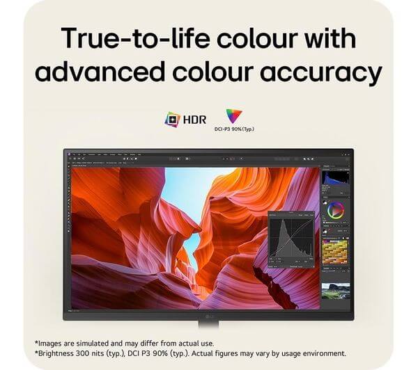 LG ULTRAFINE 27U711B-B 27" MONITOR 4K ULTRA HD IPS 2160P 5MS HDMI DISPLAYPORT