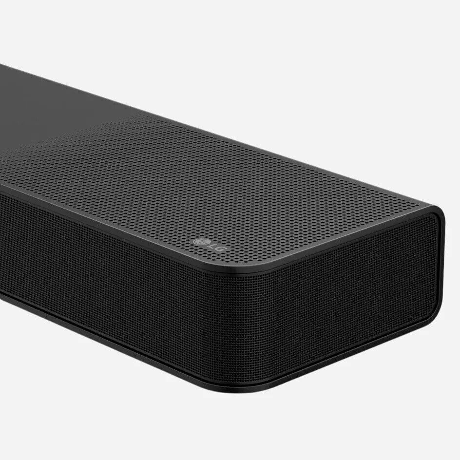 LG US90TY 5.1.3 Wireless Soundbar, Black, Close-Up View, 570W Dolby Atmos Audio, Premium TV Sound Enhancement