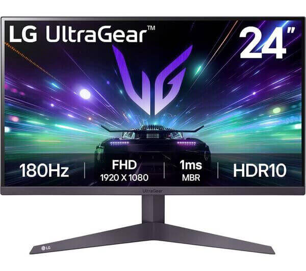 LG ULTRAGEAR 24GS50F-B 24" LCD GAMING MONITOR 1MS 180HZ HDR10 HDMI DISPLAYPORT