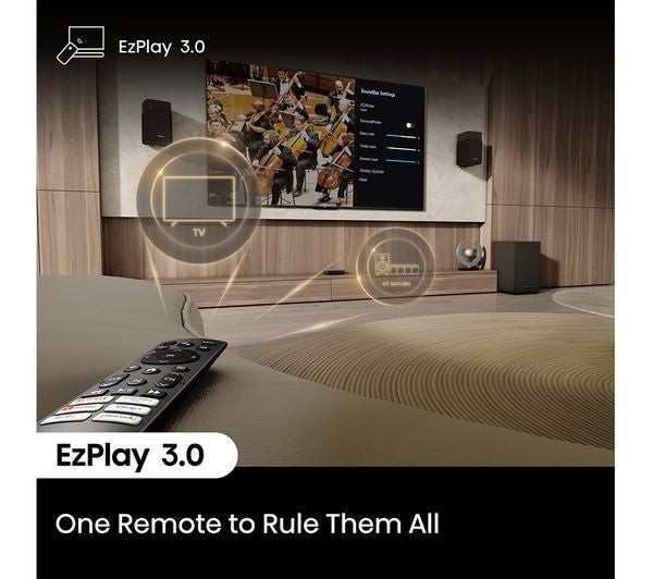 HISENSE HT SATURN 4.1.2 WIRELESS 720W SOUNDBAR DOLBY ATMOS & DTS Virtual:X NEW