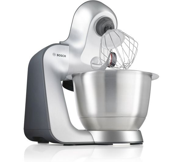 BOSCH CreationLine MUM59340GB 7 IN 1 STAND MIXER 1000W 3.9L ANTHRACITE & SILVER