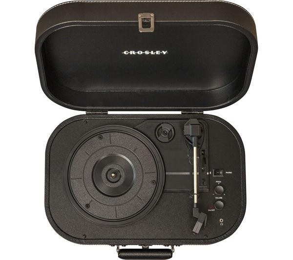 CROSLEY DISCOVERY BELT DRIVE BLUETOOTH VINYL TURNTABLE BLACK CR8009B-BK4