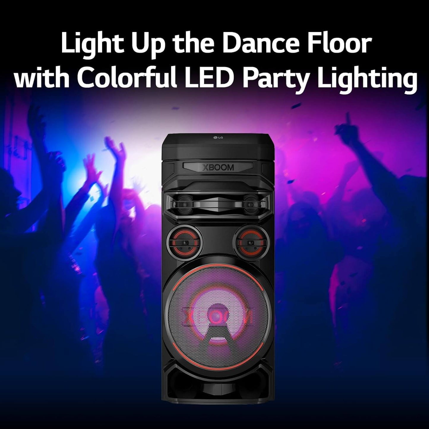 LG XBOOM RNC7 700W BLUETOOTH MEGASOUND PARTY SPEAKER DAB+ LED LIGHTS OPTICAL USB